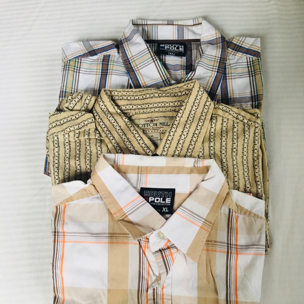 3 men’s long sleeve shirt bundle.